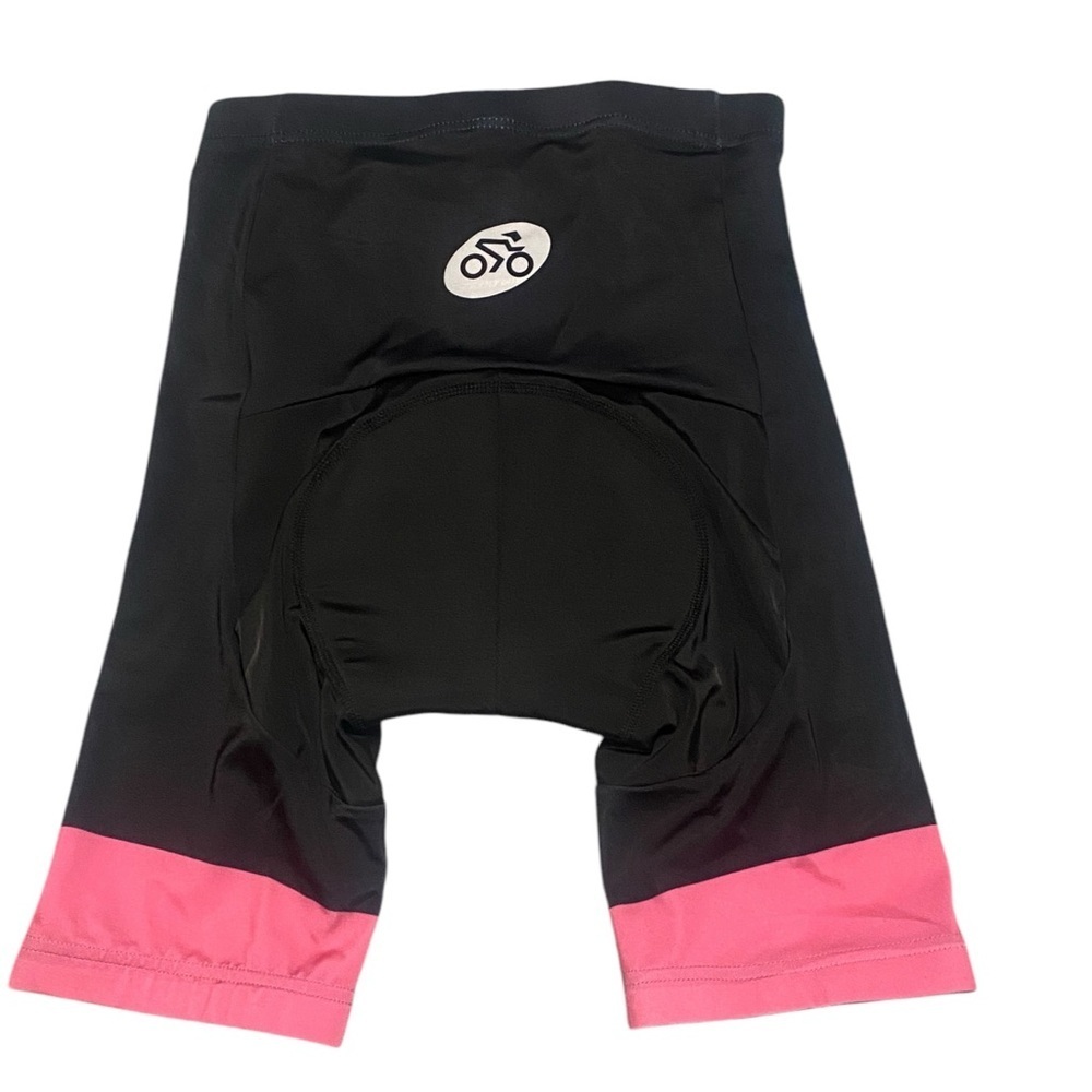 Zero Bike Women’s Cycling Shorts - Black and Red with padded